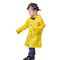 أصفر بو معطف واق من المطر للأطفال للماء مع غطاء محرك السيارة OEM تنفس المتاحة