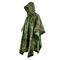 مخصص قابلة لإعادة الاستخدام العسكرية التمويه المطر المعطف ماء الجيش معطف واق من المطر